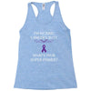 I Am Kicking Cancers Butt Whats Your Superpower? Racerback Tank