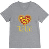 true love heart V-Neck Tee