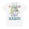 unicorns are born in march cute unicorn All Over Women's T-shirt