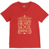love the lord your god heart soul mind V-Neck Tee