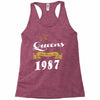 queens are born in 1987 Racerback Tank