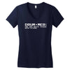 definition of a drummer Women's V-Neck T-Shirt