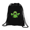 toxic monster 2 Drawstring Bags