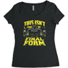 this isn't even my final form 1 Women's Triblend Scoop T-shirt
