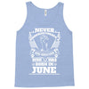 Never Underestimate Dog Rescuer Who Was Born June Tank Top