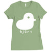 bjork duck diva indie rock band singer Ladies Fitted T-Shirt