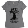 Best Friend Golden Women's Triblend Scoop T-shirt
