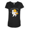 space sucks Maternity Scoop Neck T-shirt