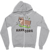 hard corg Zipper Hoodie