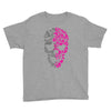 two coloured skull Youth Tee
