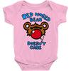 red nosed bear Baby Onesie