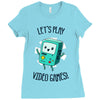 let's play video games Ladies Fitted T-Shirt