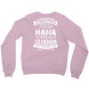 Super Cool Nana Of A Freaking Awesome Grandson Crewneck Sweatshirt