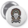 smokin pipes n feathers Pin-back button