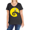 charlie skellignton Ladies Curvy T-Shirt