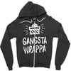 gangsta wrappa Zipper Hoodie