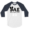 Bae Best Auntie Ever 3/4 Sleeve Shirt