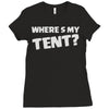 wheres my tent Ladies Fitted T-Shirt
