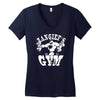 zangief's gym Women's V-Neck T-Shirt