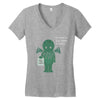 monster issues cthulhu Women's V-Neck T-Shirt