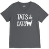 tats &amp; cats V-Neck Tee