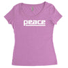 peace drum new Women's Triblend Scoop T-shirt