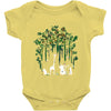 meanwhile in the woods Baby Onesie