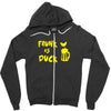 frunk as duck Zipper Hoodie