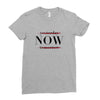 Yesterday Now Tomorrow Ladies Fitted T-Shirt