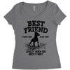 Best Friend Doberman Women's Triblend Scoop T-shirt