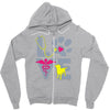 love teal best trending Zipper Hoodie