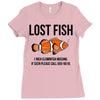 lost fish Ladies Fitted T-Shirt