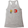 khaki chick magnet Racerback Tank
