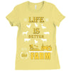 life is better1 Ladies Fitted T-Shirt