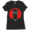 BLACK PANTHER LOGO TEE Ladies Fitted T-Shirt
