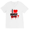 i love house music t shirt men logo3 new t shirt clothing design men V-Neck Tee