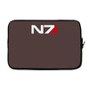 mass effect n7 logo Laptop sleeve