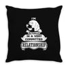 I Am Beagle Actually In A Very Commited Relationship Throw Pillow