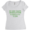 low resolution Women's Triblend Scoop T-shirt