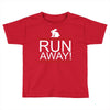 run away rabbit Toddler T-shirt