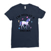 i'm really a unicorn Ladies Fitted T-Shirt