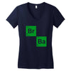 breaking bad  walter white meth breaking bad t shirt Women's V-Neck T-Shirt