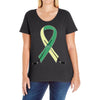 Humboldt Ribbon Ladies Curvy T-Shirt