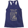 choose your weapon best trending Racerback Tank