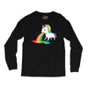 where rainbows come from (green) Long Sleeve Shirts