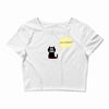 you smile Crop Top