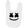 marshmello face Baby Bibs