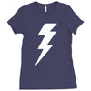lightening bolt Ladies Fitted T-Shirt