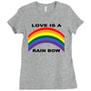 love is a rainbow Ladies Fitted T-Shirt