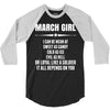 Super March Girl 3/4 Sleeve Shirt